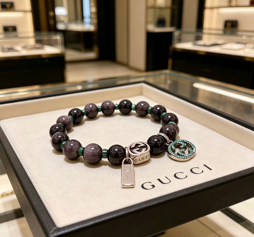 Gucci Stone Bead Antiqued Bracelet - album image 4