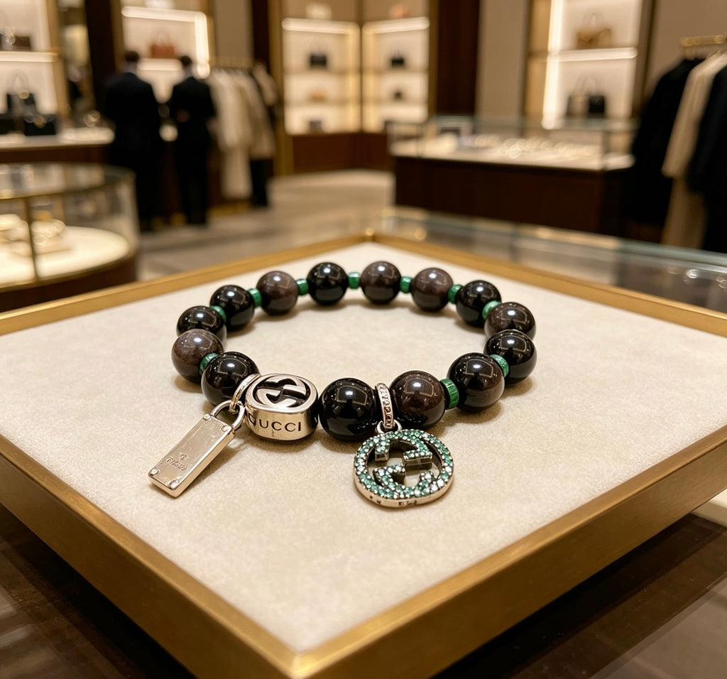 Gucci Stone Bead Antiqued Bracelet - album image 5