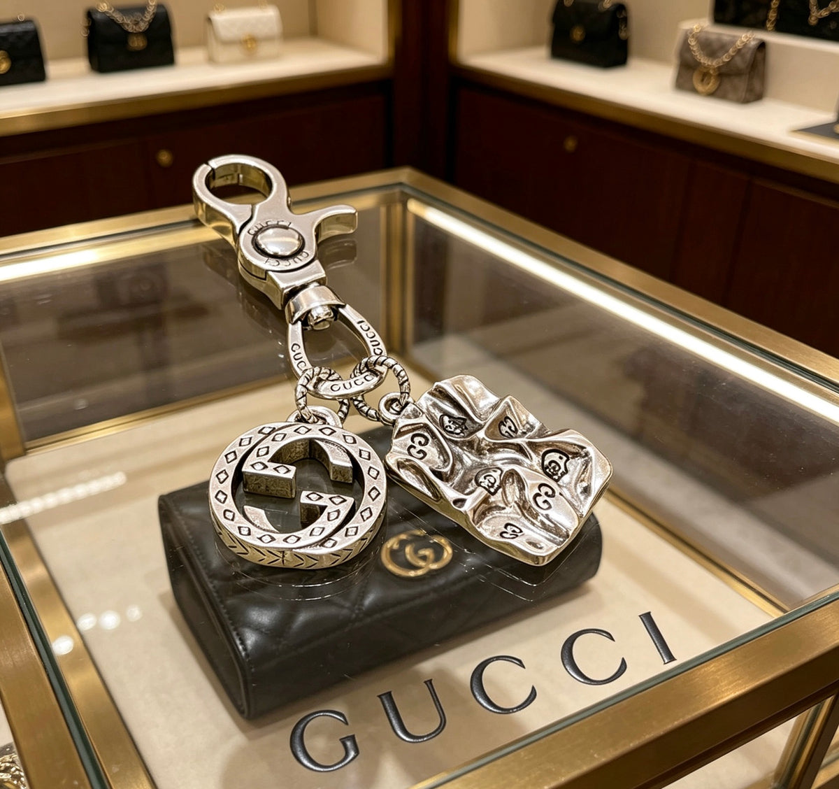Gucci Anger Forest Interlocking G Key Keychain - album image 5