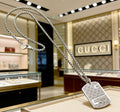 Gucci Anger Forest Interlocking G Antique Silver-Tone Silver-Tone Antiqued Chain Necklace - album image 1