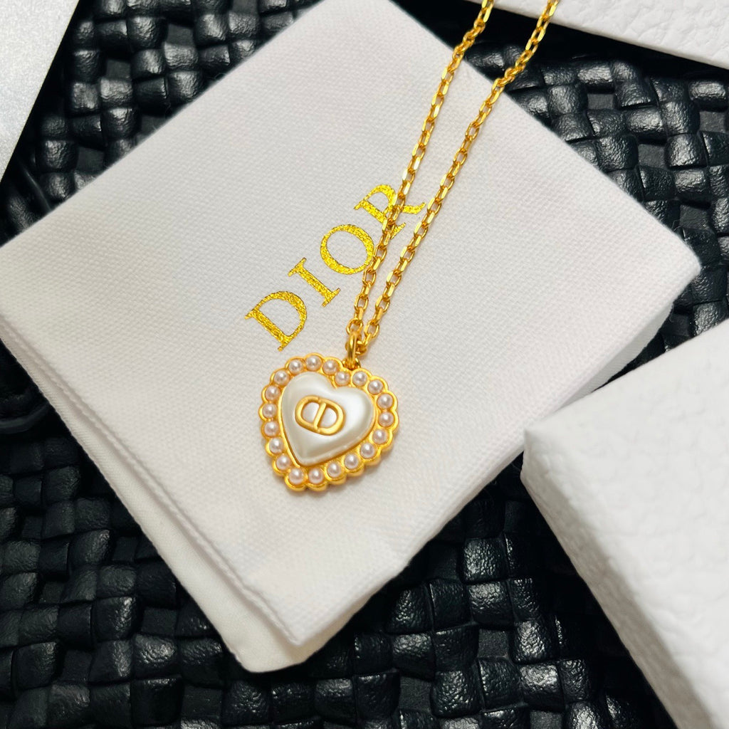 Dior Layered Round Medallion Necklace - product image 1