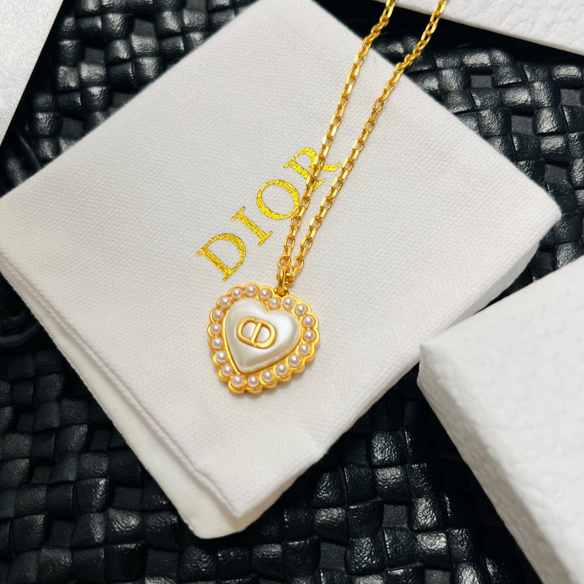 Dior Layered Round Medallion Necklace - product image 1
