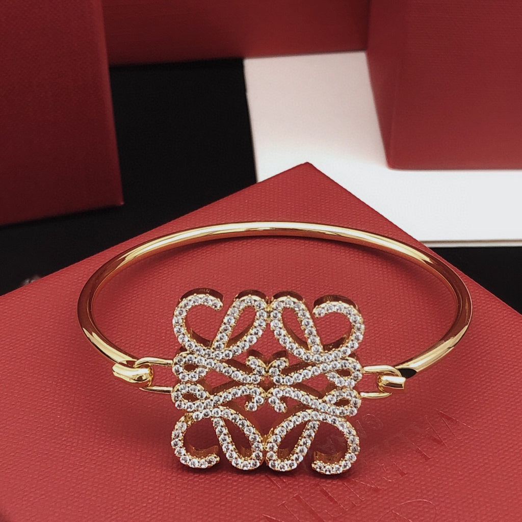 Loewe Crystal Anagram Open Bangle - product image 3
