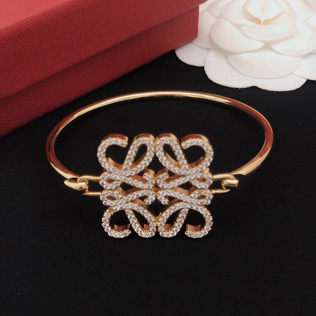 Loewe Crystal Anagram Open Bangle - product image 8