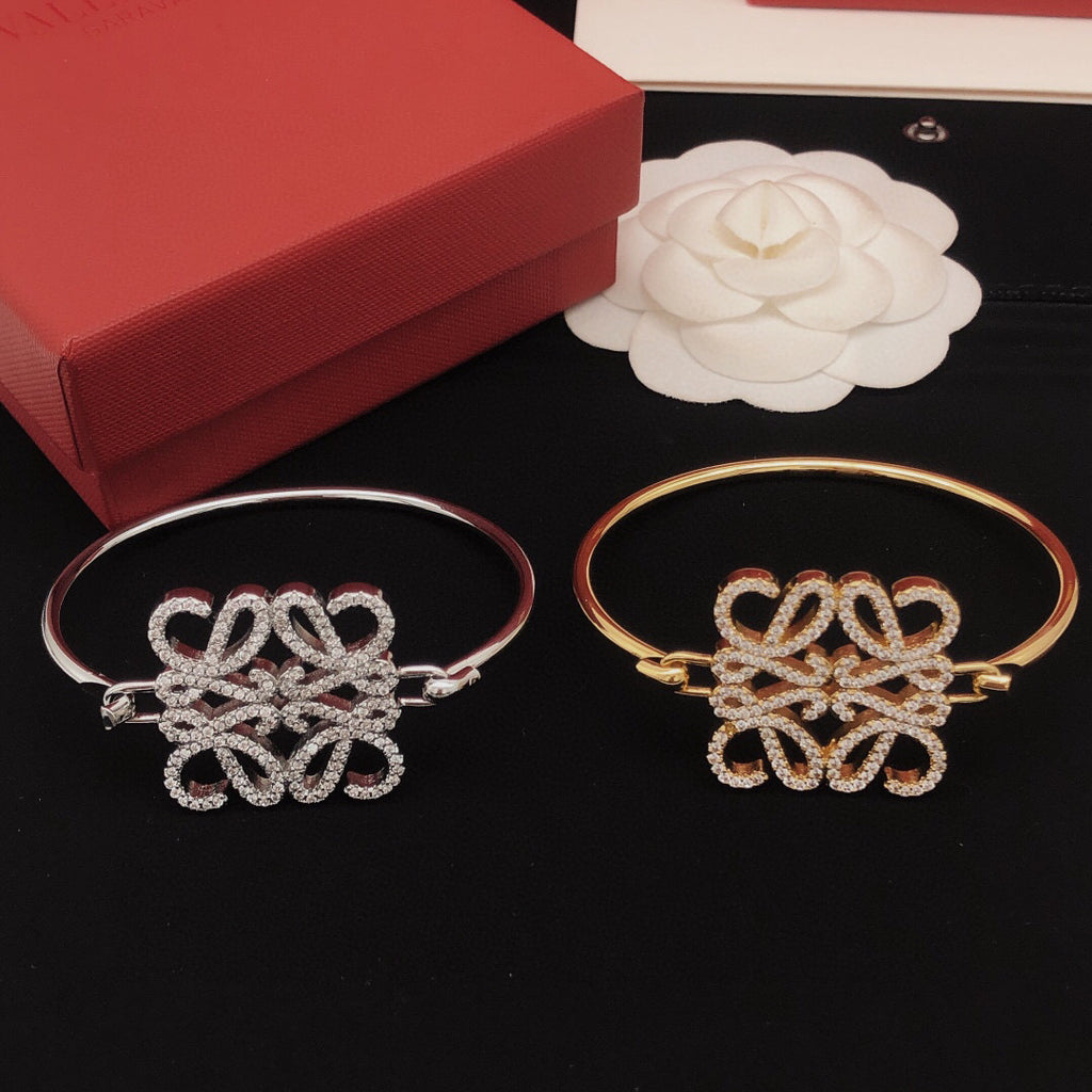Loewe Crystal Anagram Open Bangle - product image 7