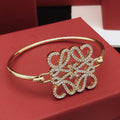 Loewe Crystal Anagram Open Bangle - product image 1