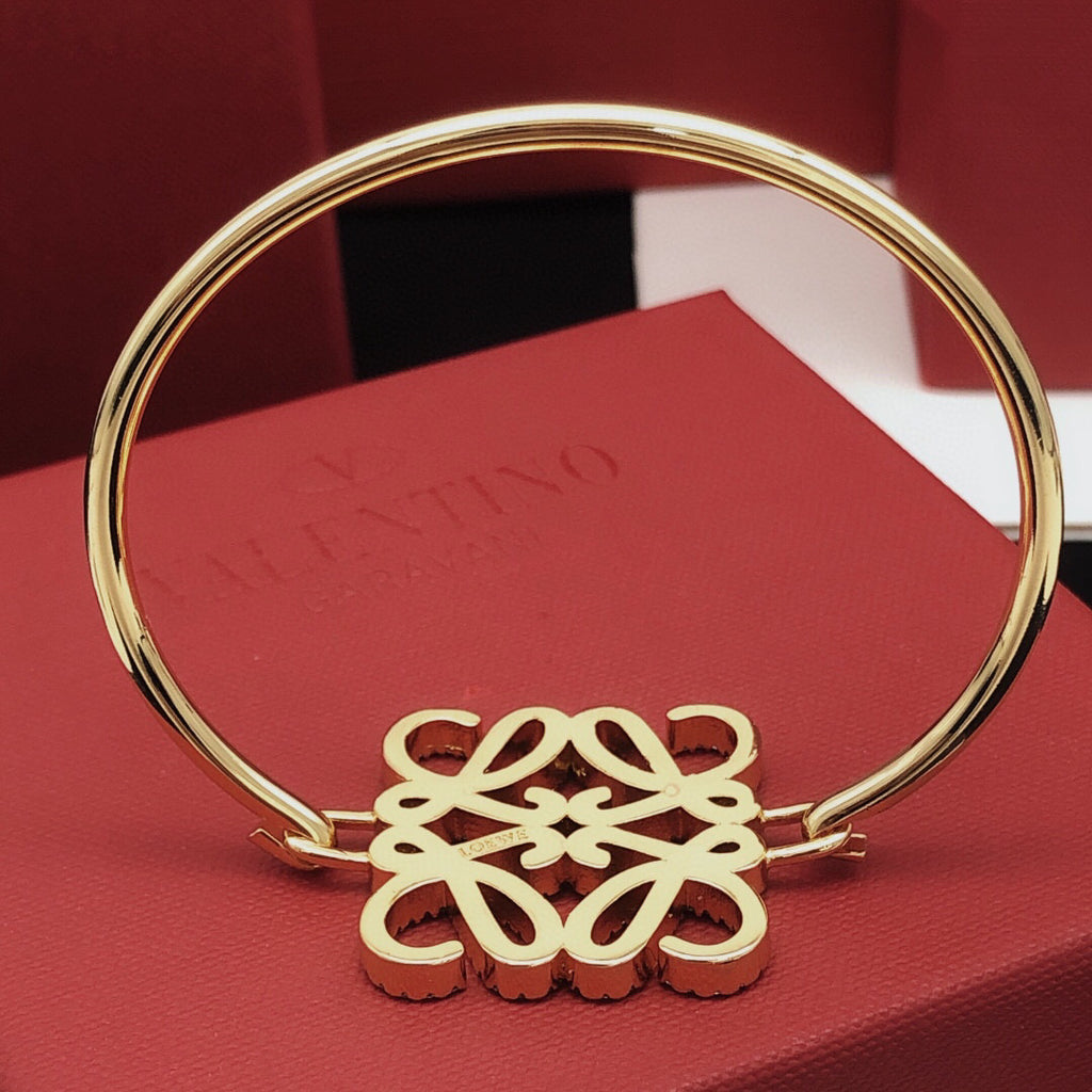 Loewe Crystal Anagram Open Bangle - product image 2