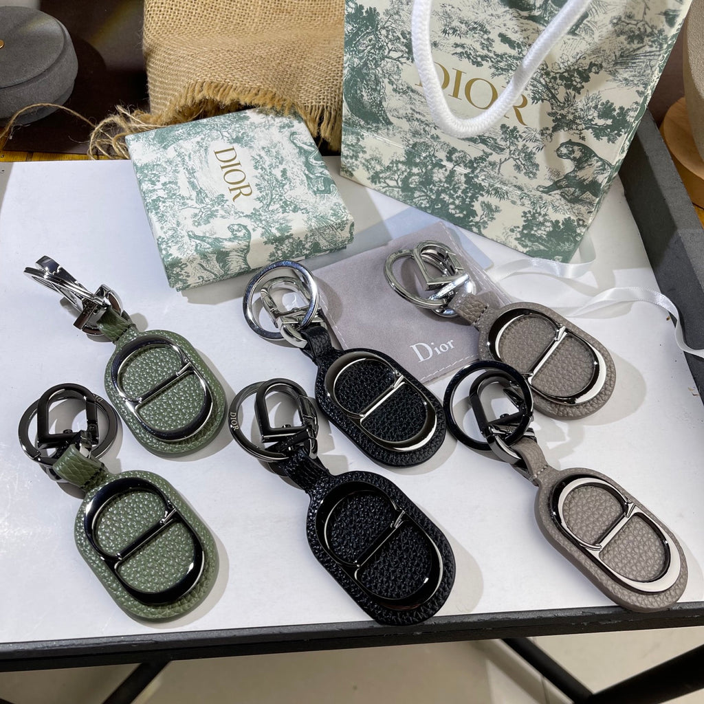 Dior Oblique Oval Keychain - product image 1