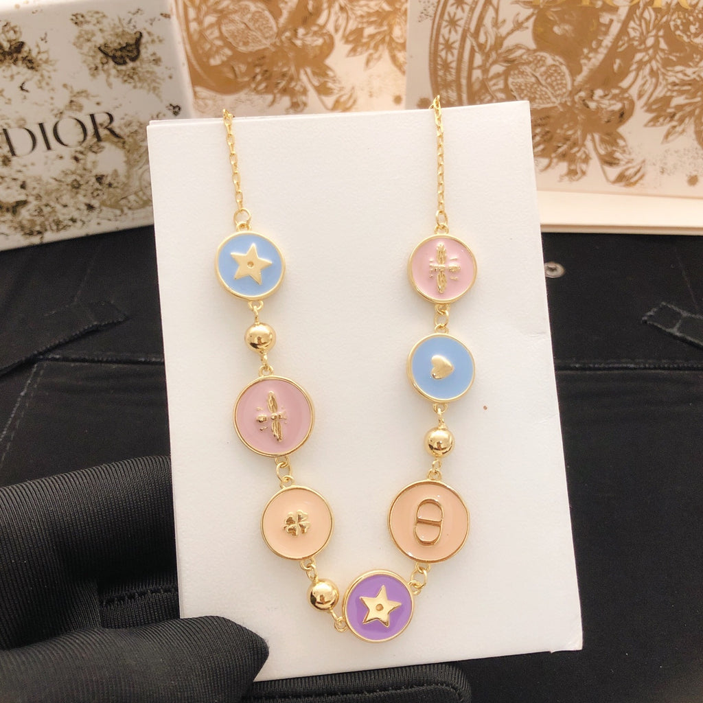 Dior Pastel Medallion Necklace - product image 4