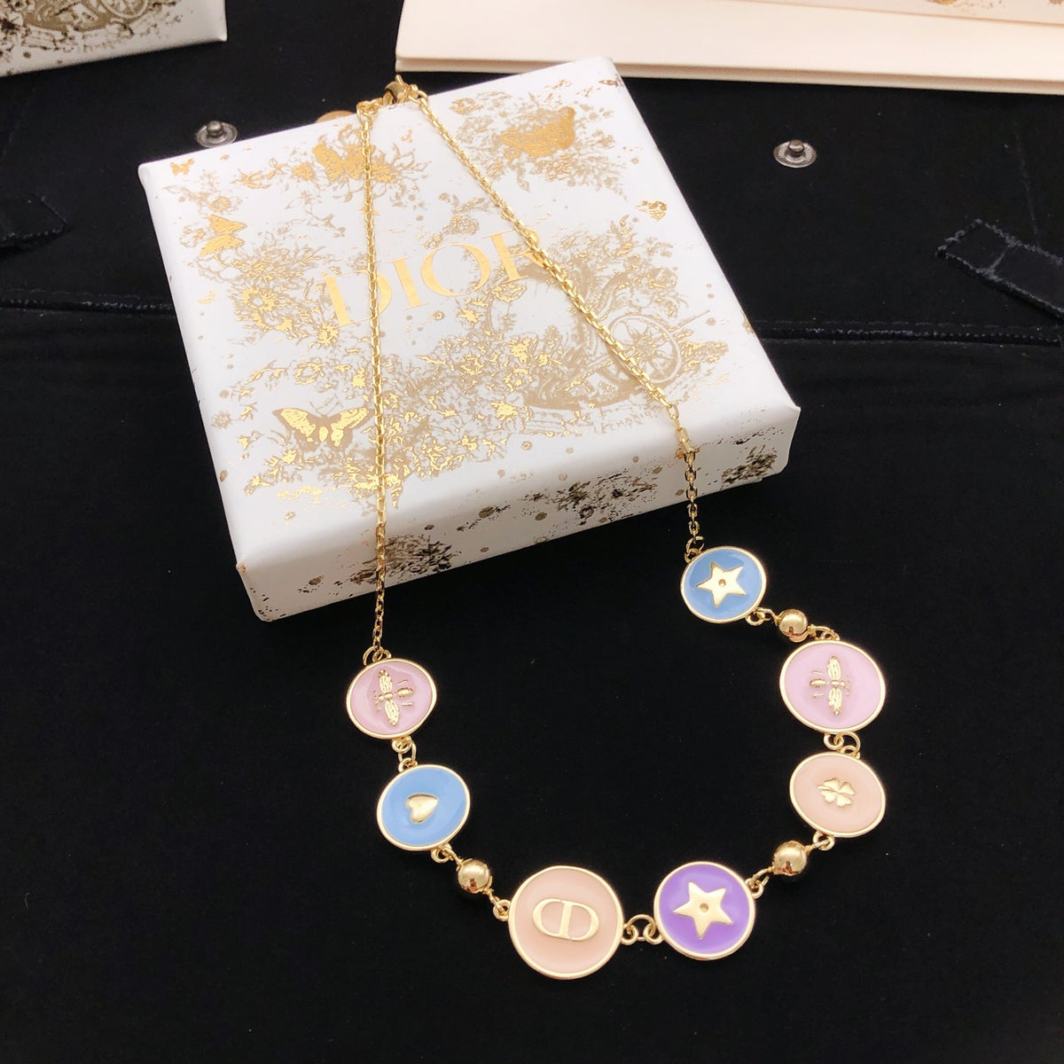 Dior Pastel Medallion Necklace - product image 1