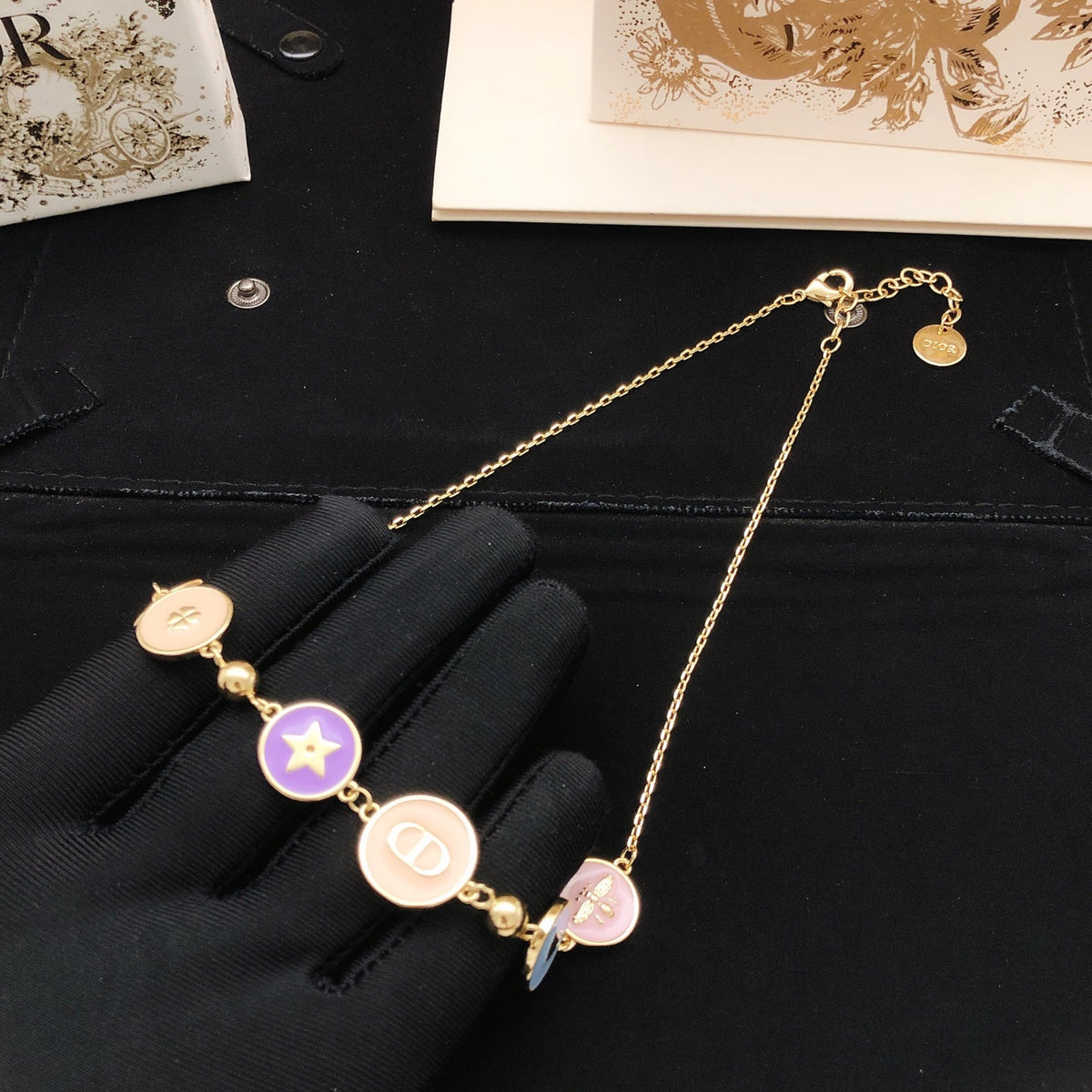 Dior Pastel Medallion Necklace - product image 3