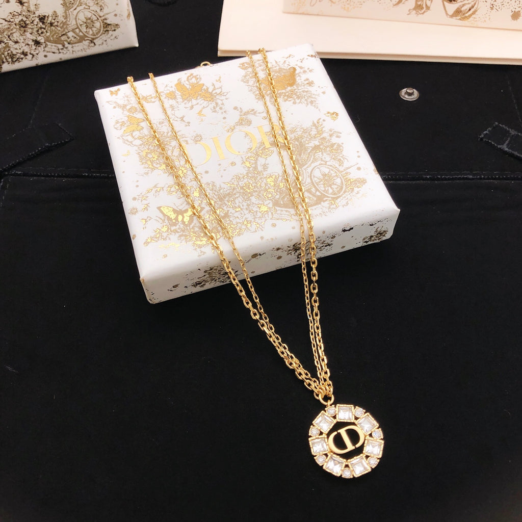 Dior Circular CD Pendant Necklace - product image 1