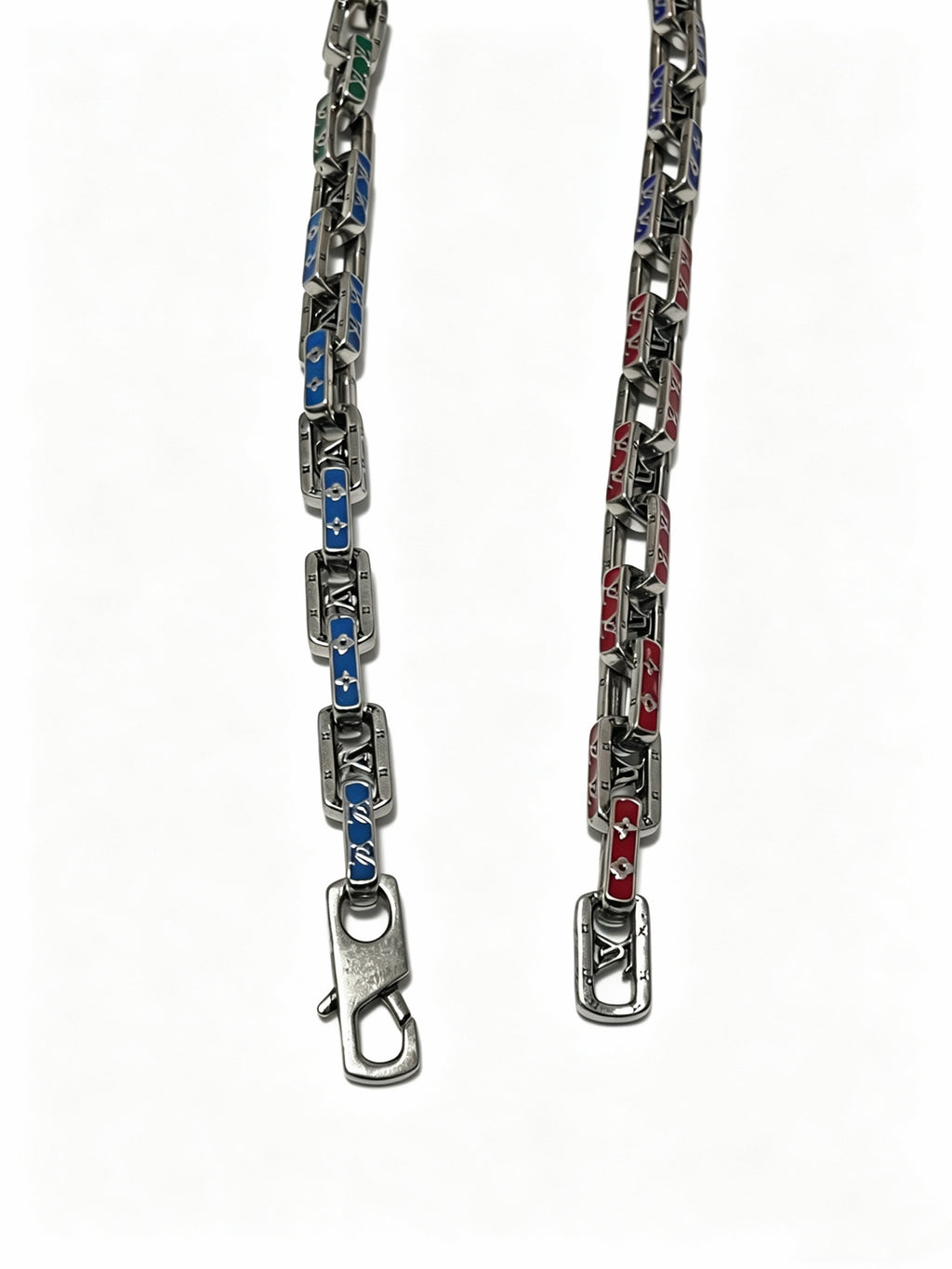 Louis Vuitton Silver-Tone Antiqued Chain Necklace - album image 4