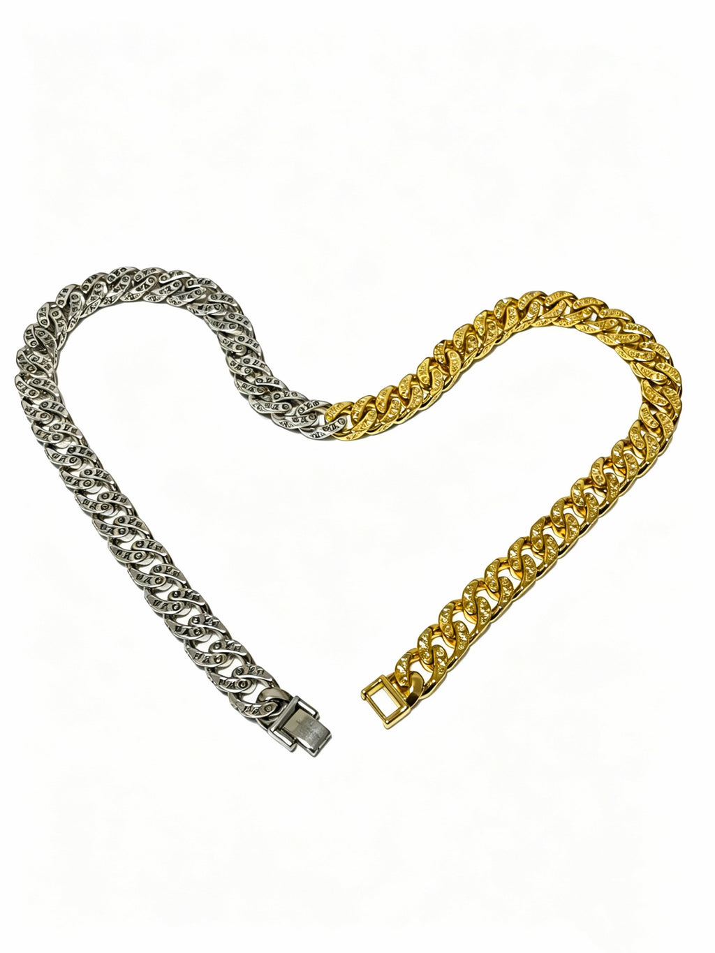 Louis Vuitton Silver-Tone Antiqued Chain Necklace - album image 2