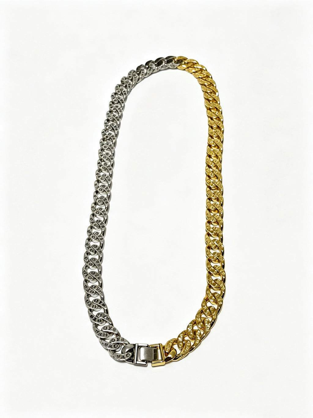 Louis Vuitton Silver-Tone Antiqued Chain Necklace - album image 3