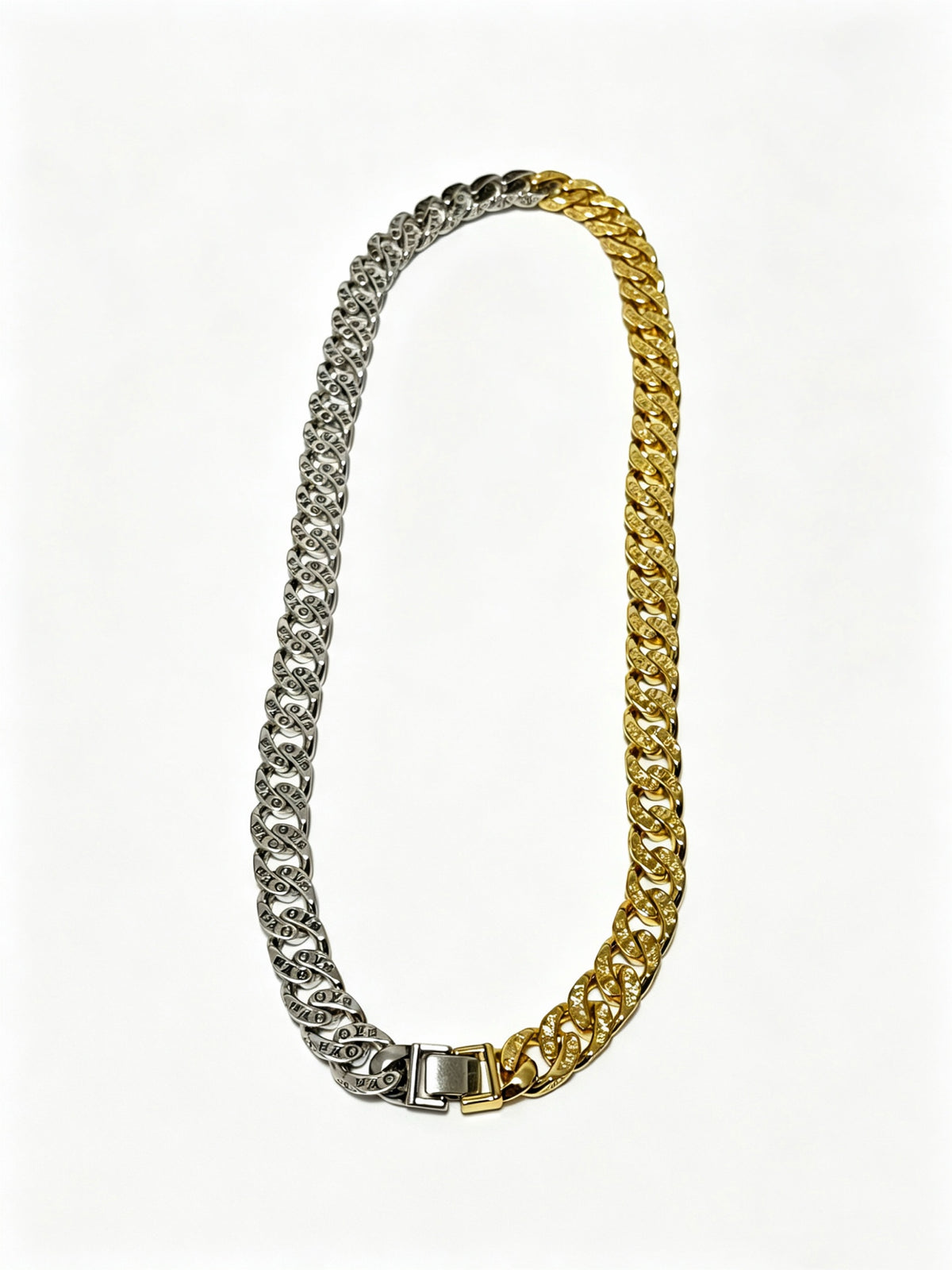 Louis Vuitton Silver-Tone Antiqued Chain Necklace - album image 3