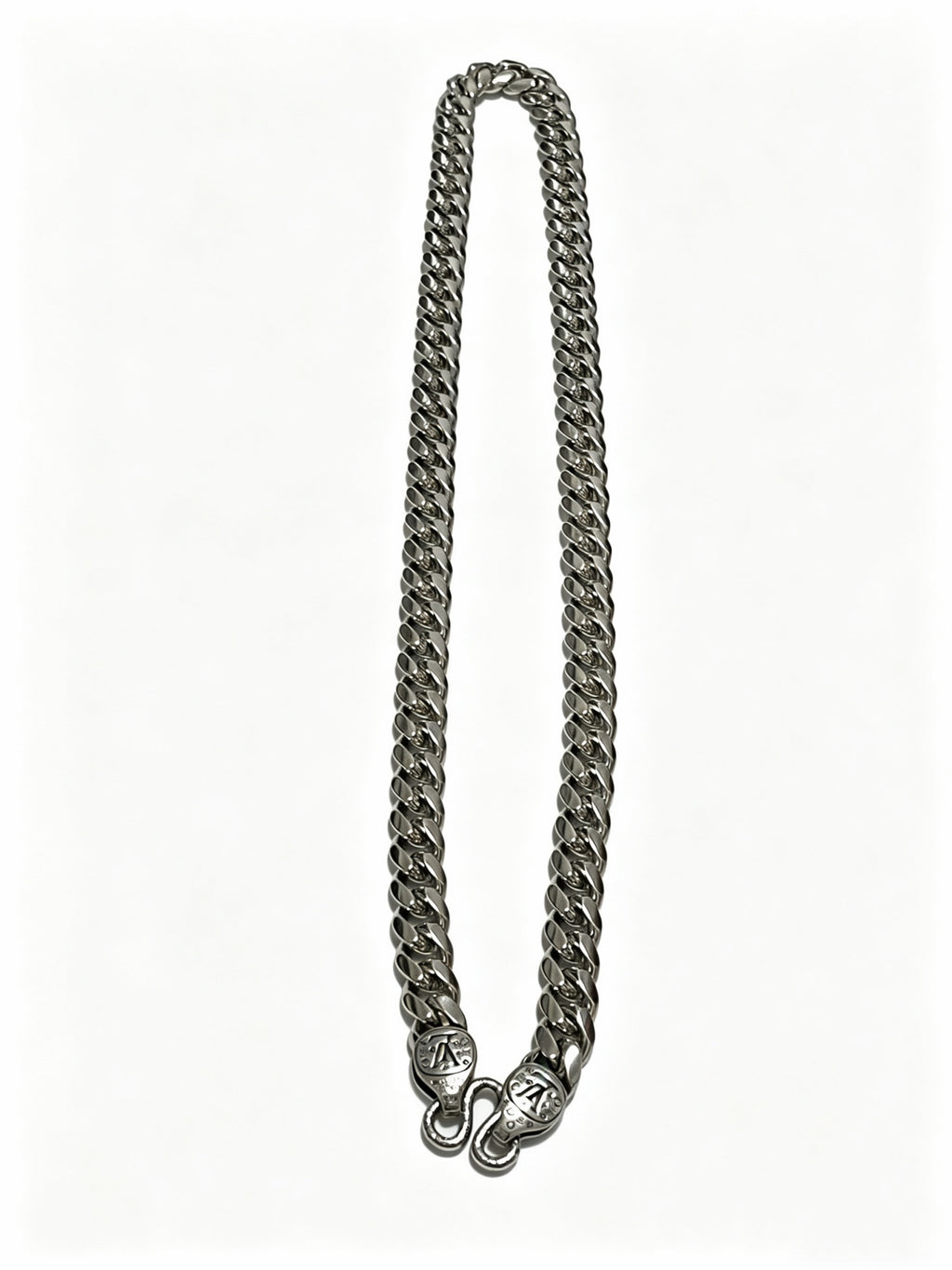 Louis Vuitton Silver-Tone Antiqued Chain Necklace - album image 2