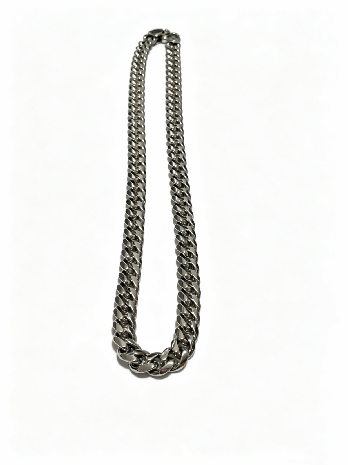 Louis Vuitton Silver-Tone Antiqued Chain Necklace - album image 5