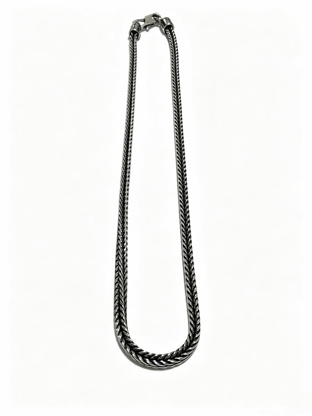 Louis Vuitton Silver-Tone Antiqued Chain Necklace - album image 1