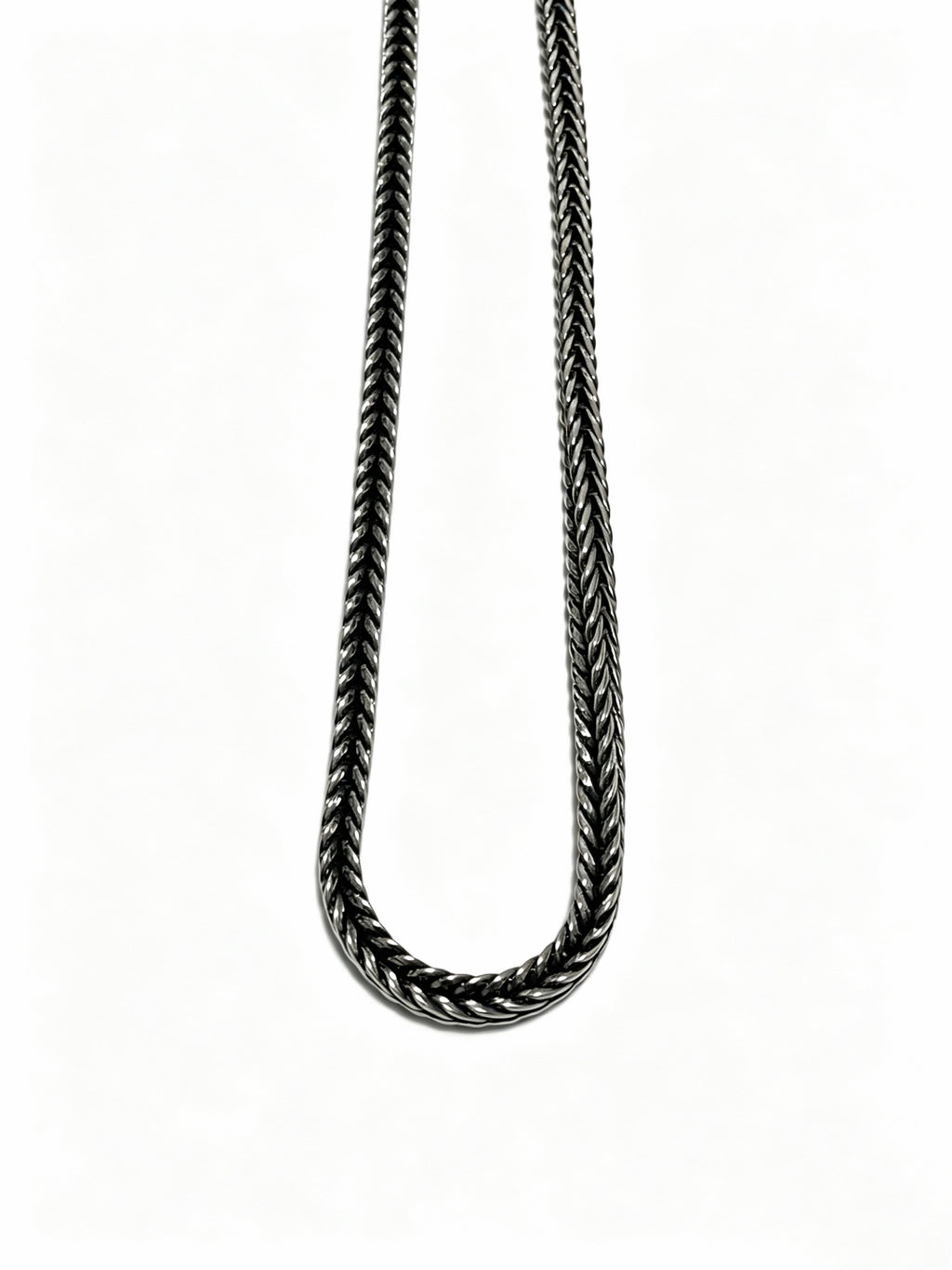 Louis Vuitton Silver-Tone Antiqued Chain Necklace - album image 4