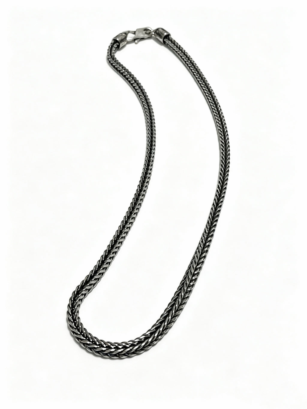 Louis Vuitton Silver-Tone Antiqued Chain Necklace - album image 2