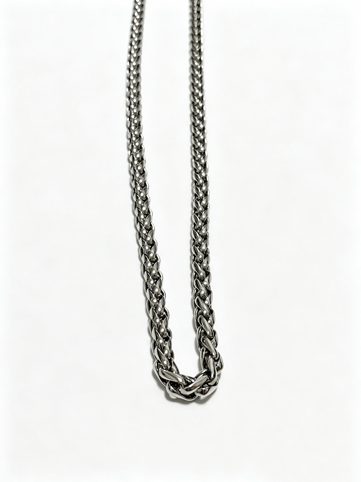Louis Vuitton Silver-Tone Antiqued Chain Necklace - album image 2