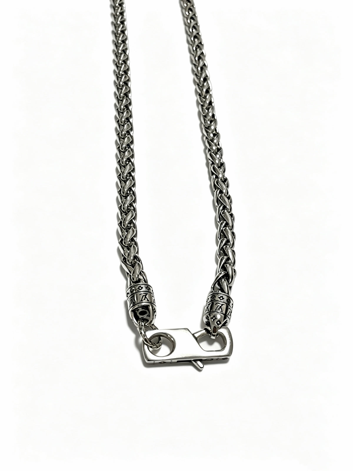 Louis Vuitton Silver-Tone Antiqued Chain Necklace - album image 3