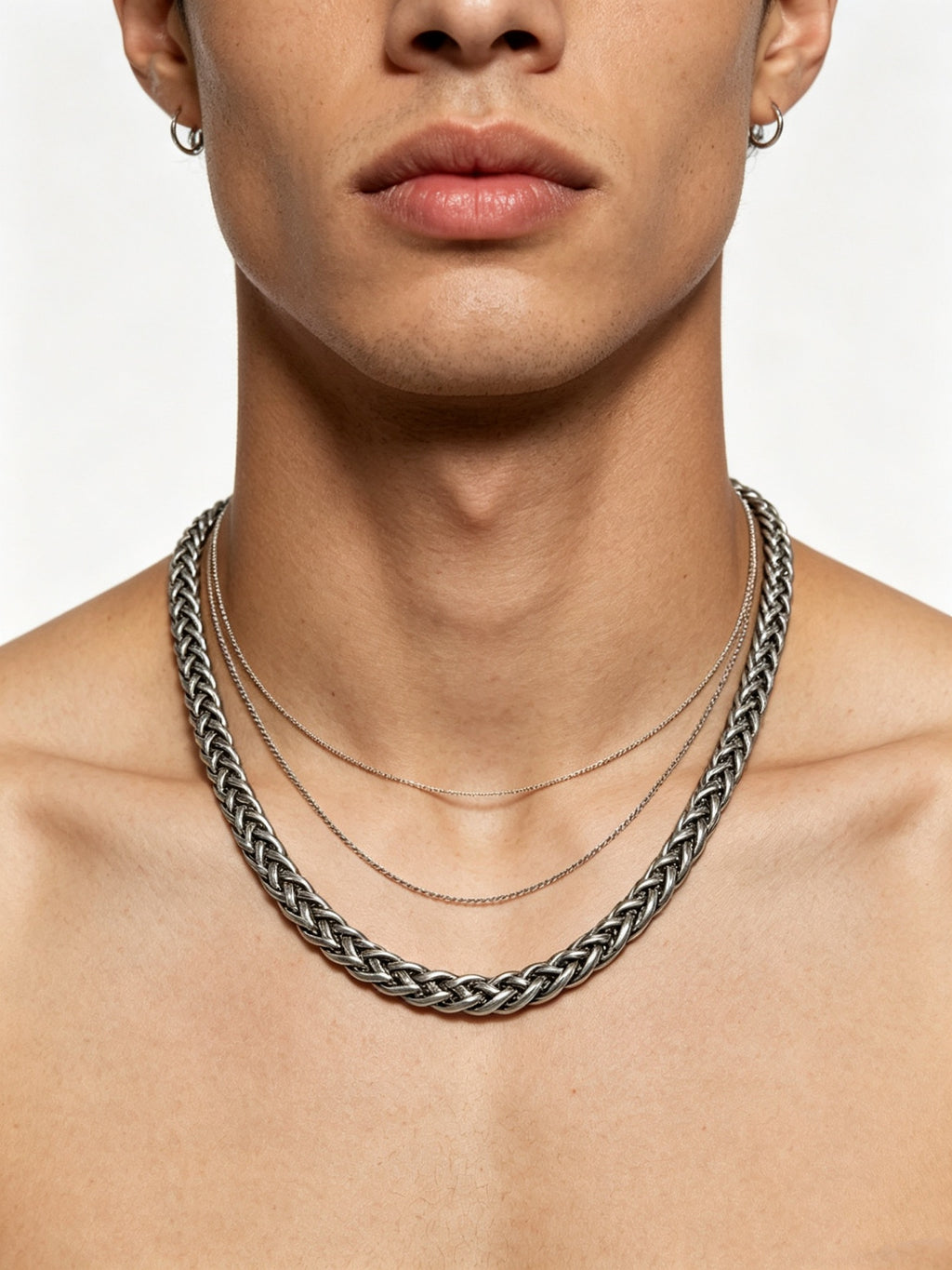 Louis Vuitton Silver-Tone Antiqued Chain Necklace - album image 8