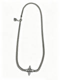 Louis Vuitton Silver-Tone Antiqued Chain Necklace - album image 1