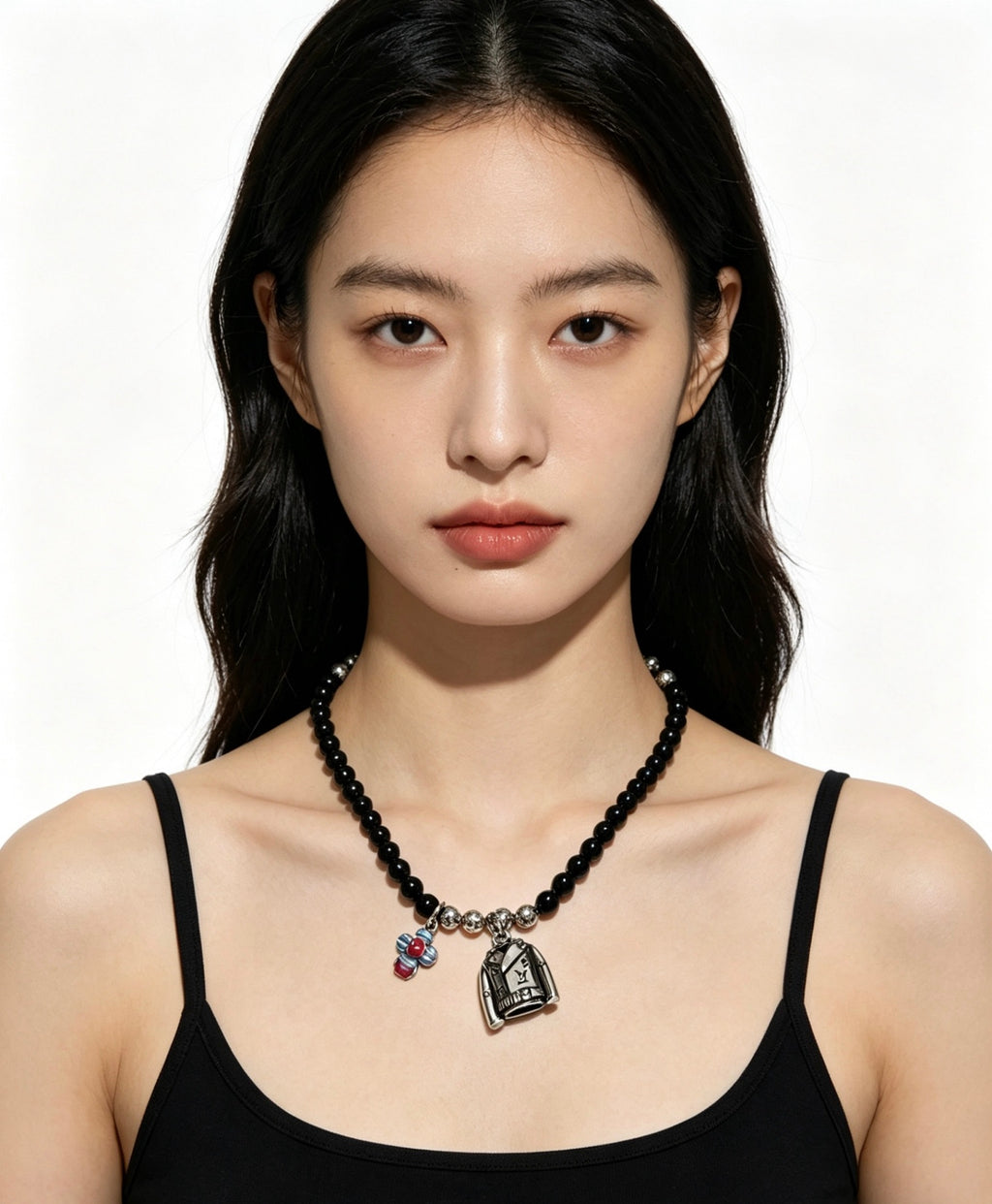 Louis Vuitton Silver-Tone Antiqued Chain Necklace - album image 5