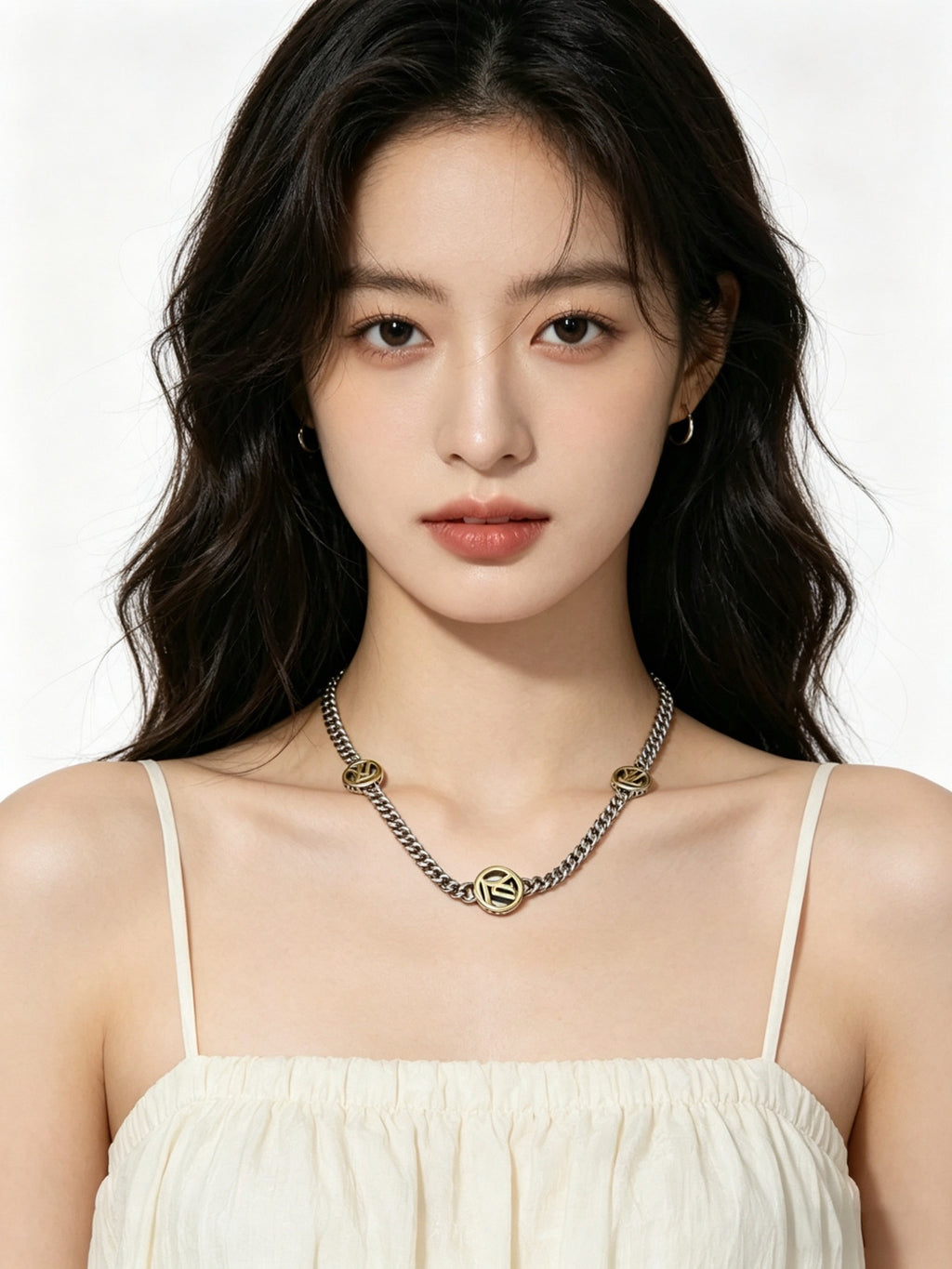 Louis Vuitton Silver-Tone Antiqued Chain Necklace - album image 7