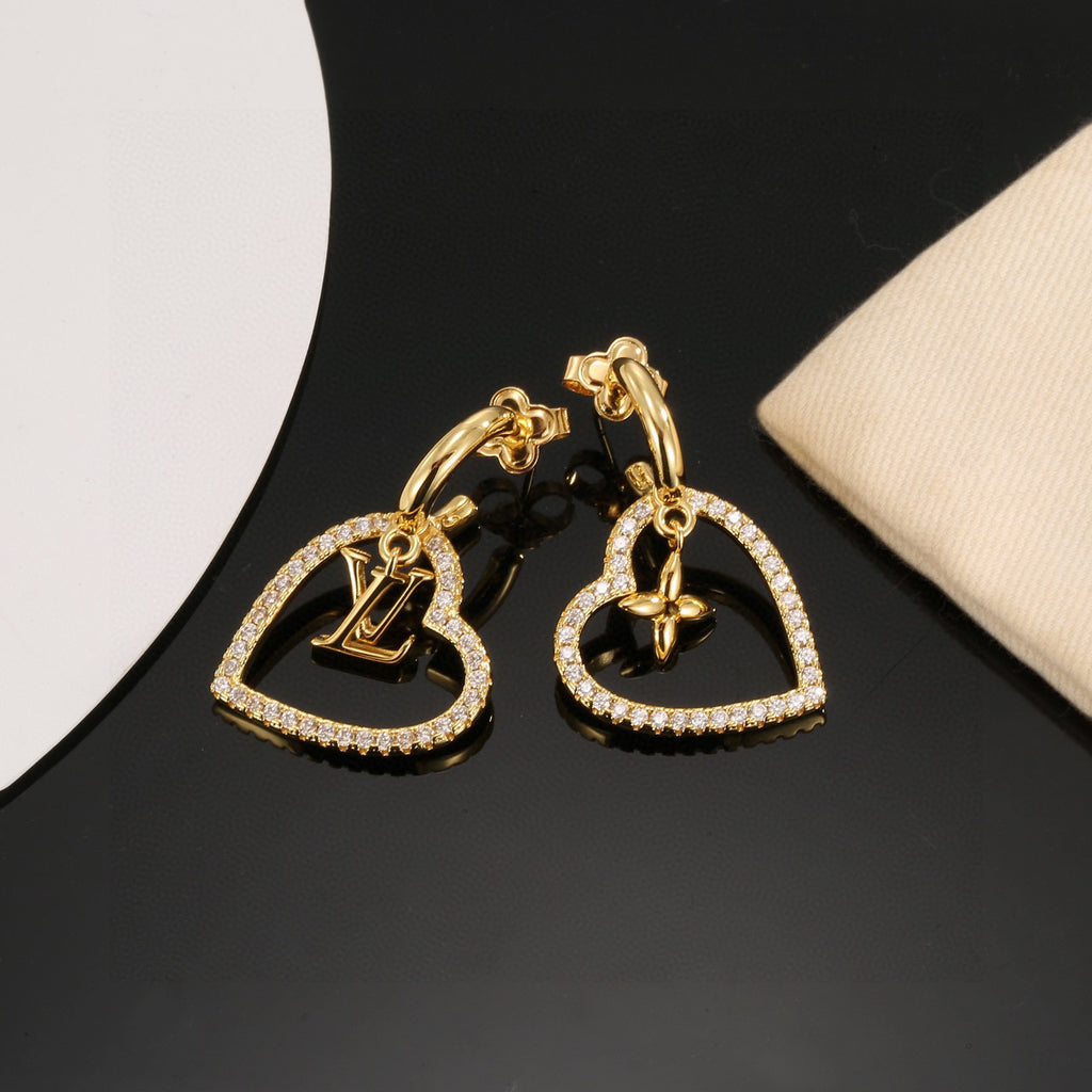 Louis Vuitton LV Letter Stud Earrings - album image 2