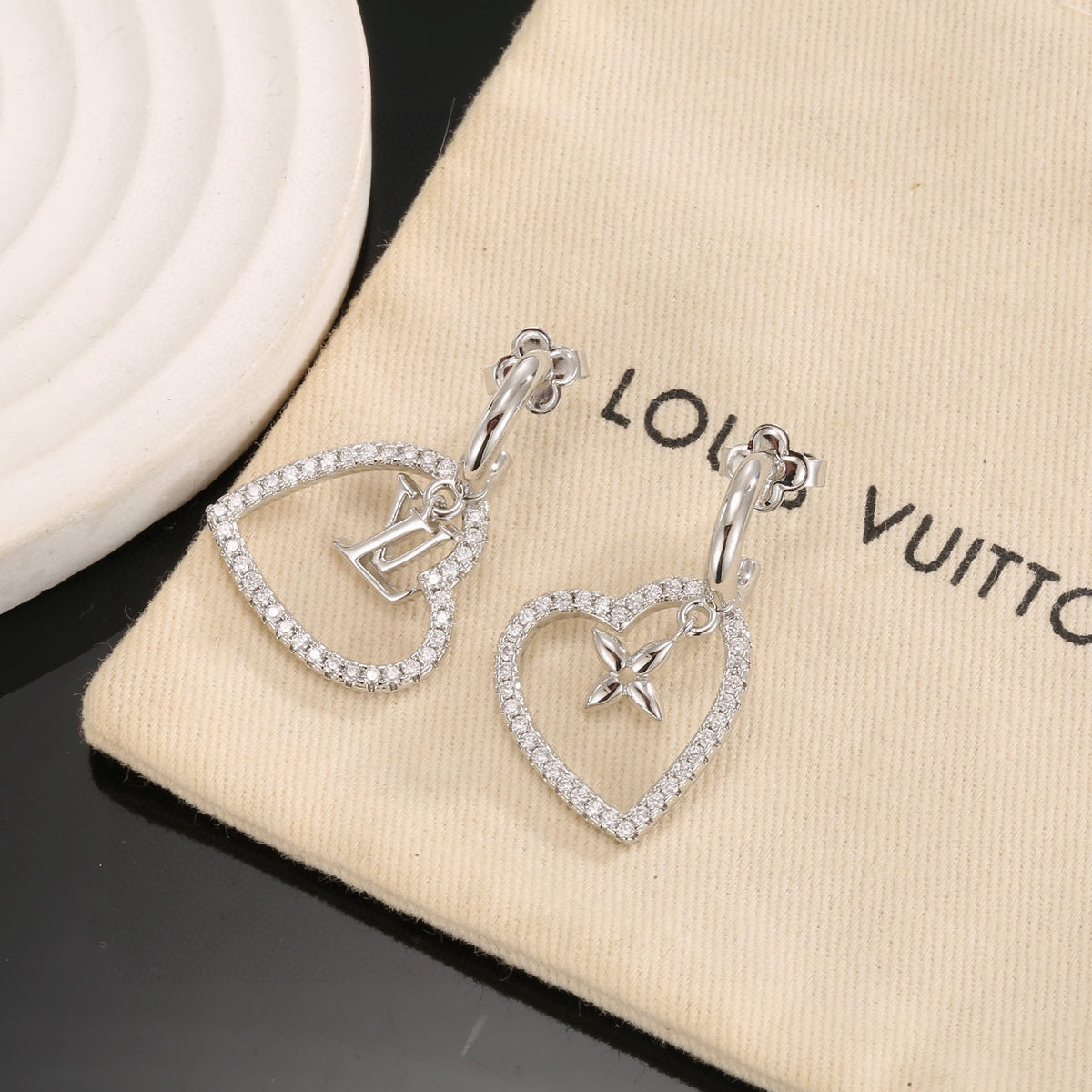 Louis Vuitton LV Letter Stud Earrings - album image 4