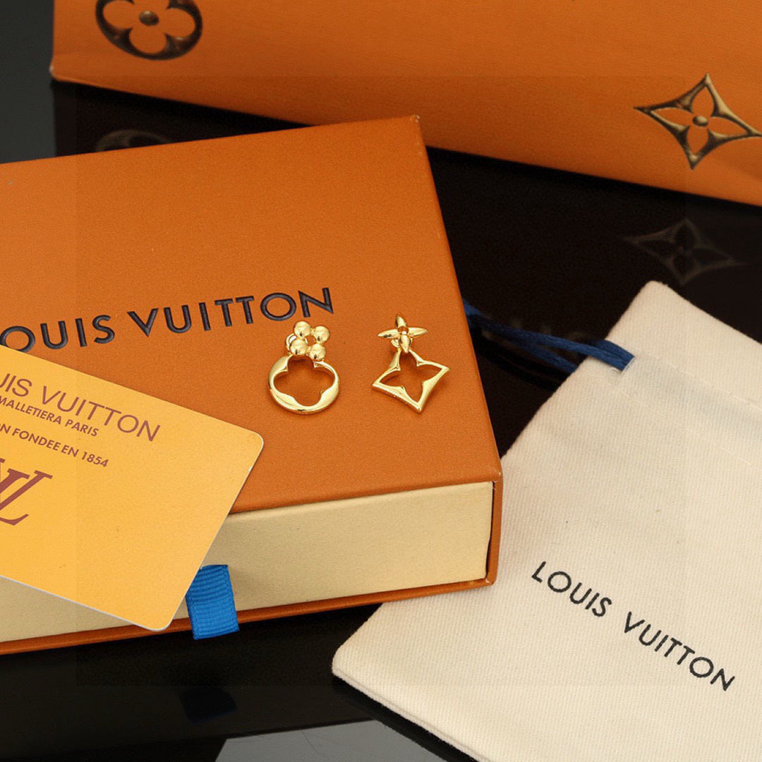 Louis Vuitton LV Letter Stud Earrings - album image 4