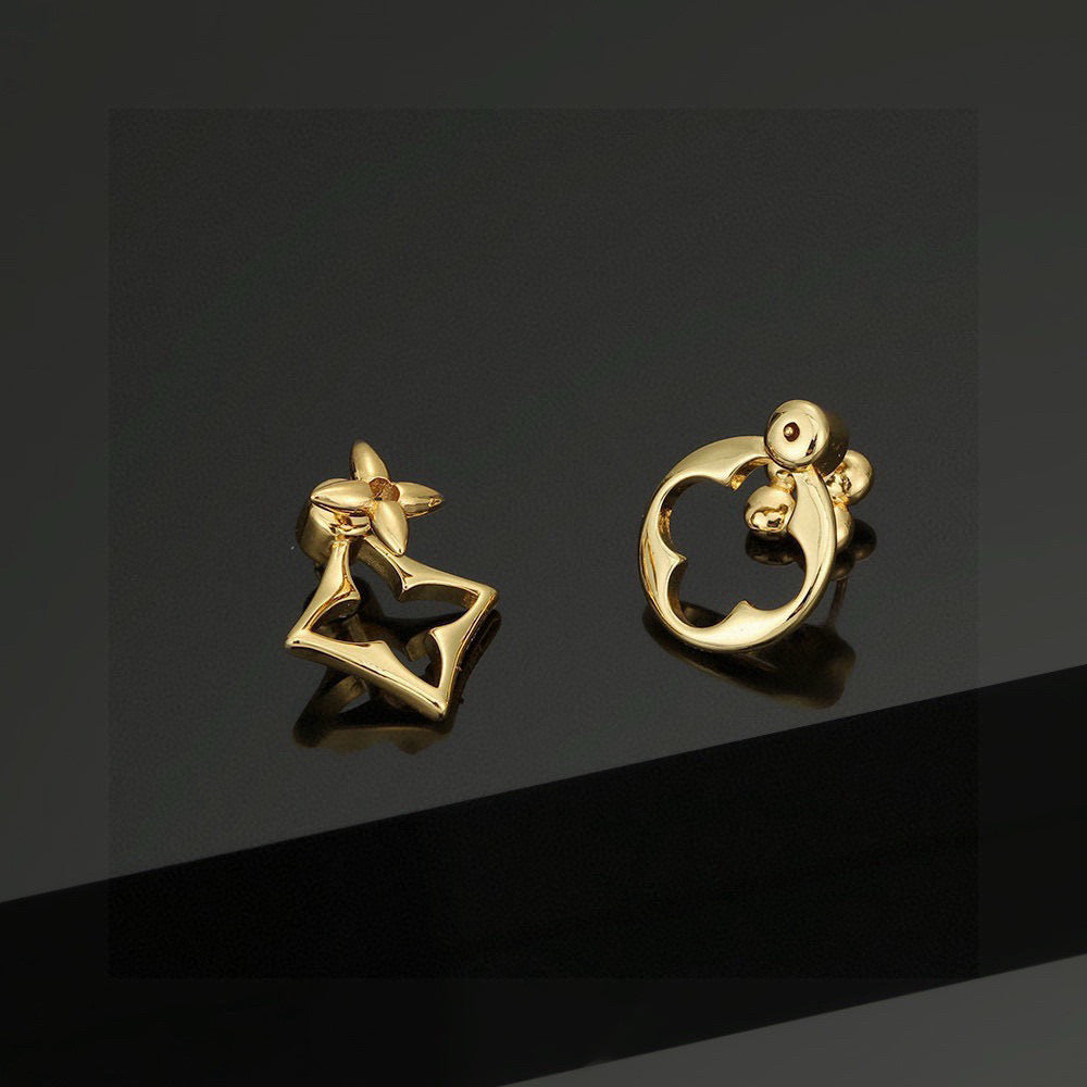 Louis Vuitton LV Letter Stud Earrings - album image 5