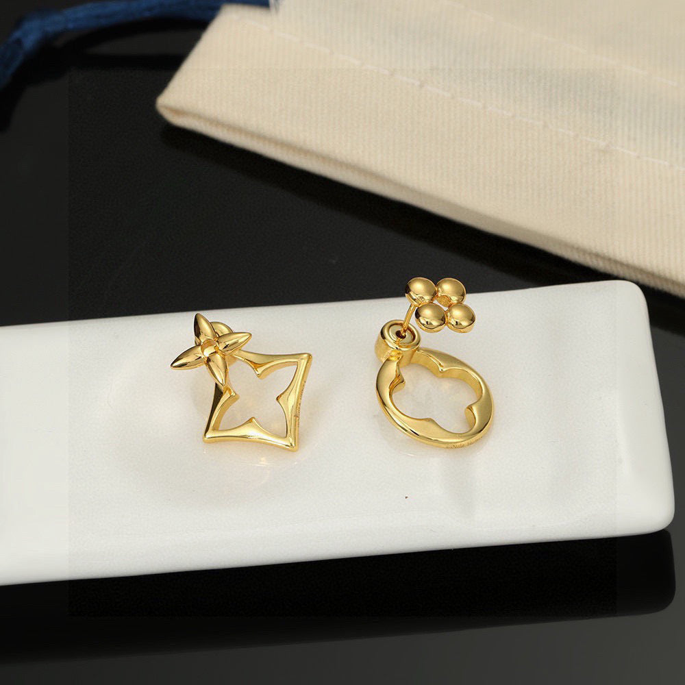Louis Vuitton LV Letter Stud Earrings - album image 2