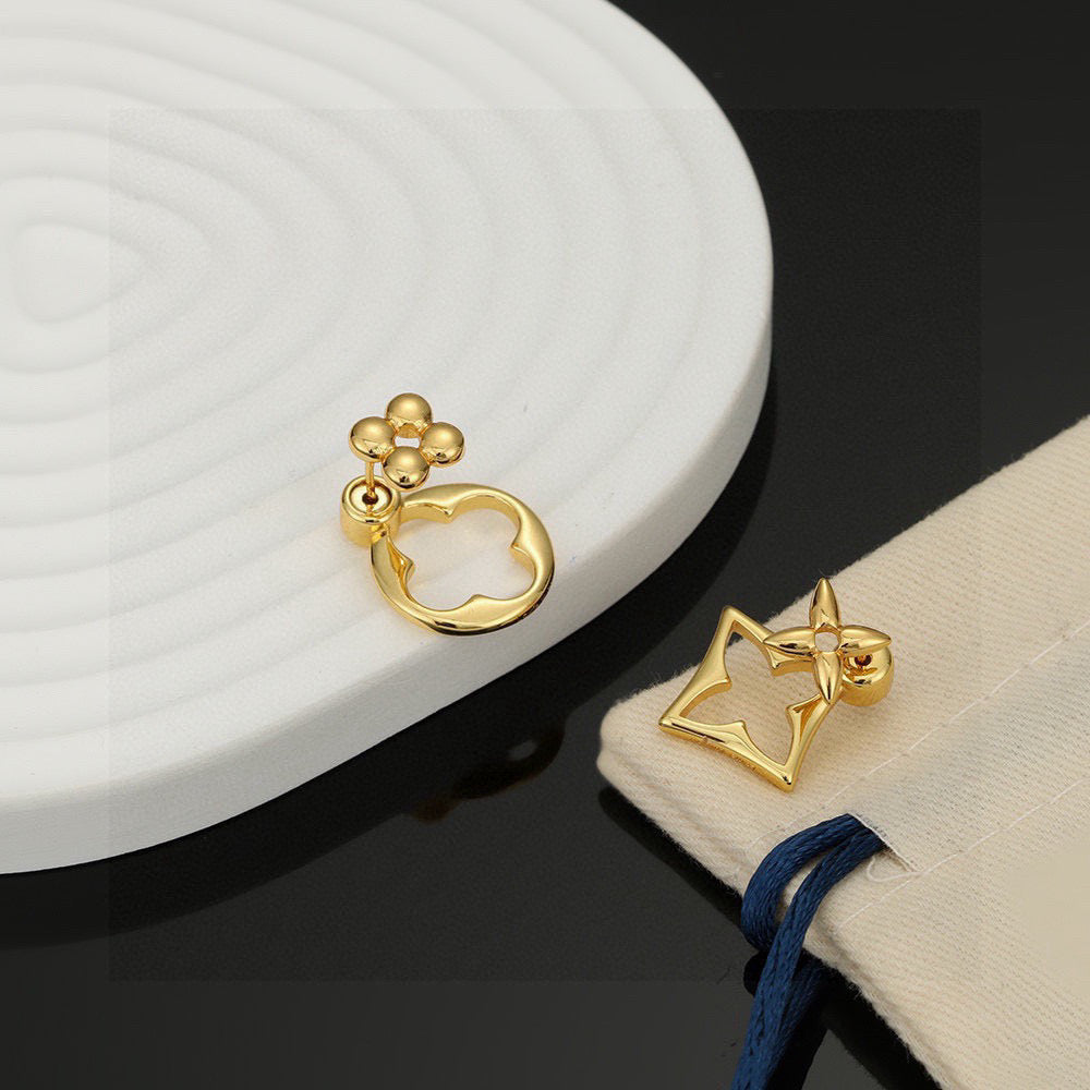 Louis Vuitton LV Letter Stud Earrings - album image 1