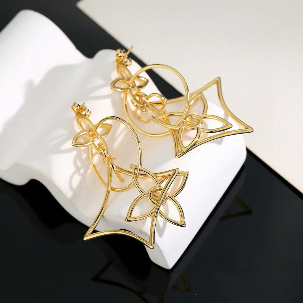 Louis Vuitton LV Letter Stud Earrings - album image 8