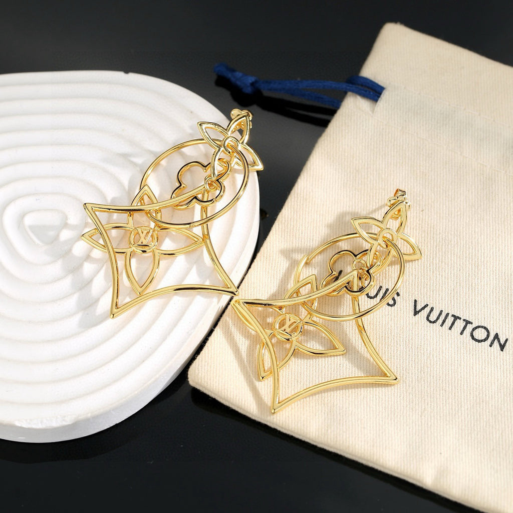 Louis Vuitton LV Letter Stud Earrings - album image 7
