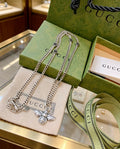 Gucci Anger Forest Interlocking G Bee Antiqued Chain Necklace - album image 1
