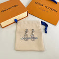 Louis Vuitton Silver-Tone Geometric Drop Earrings - album image 1