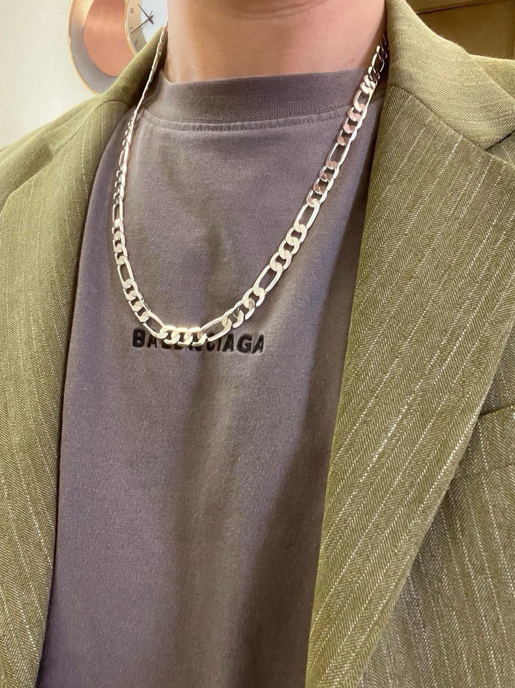 Gucci Anger Forest Interlocking G Antiqued Chain Necklace - album image 3