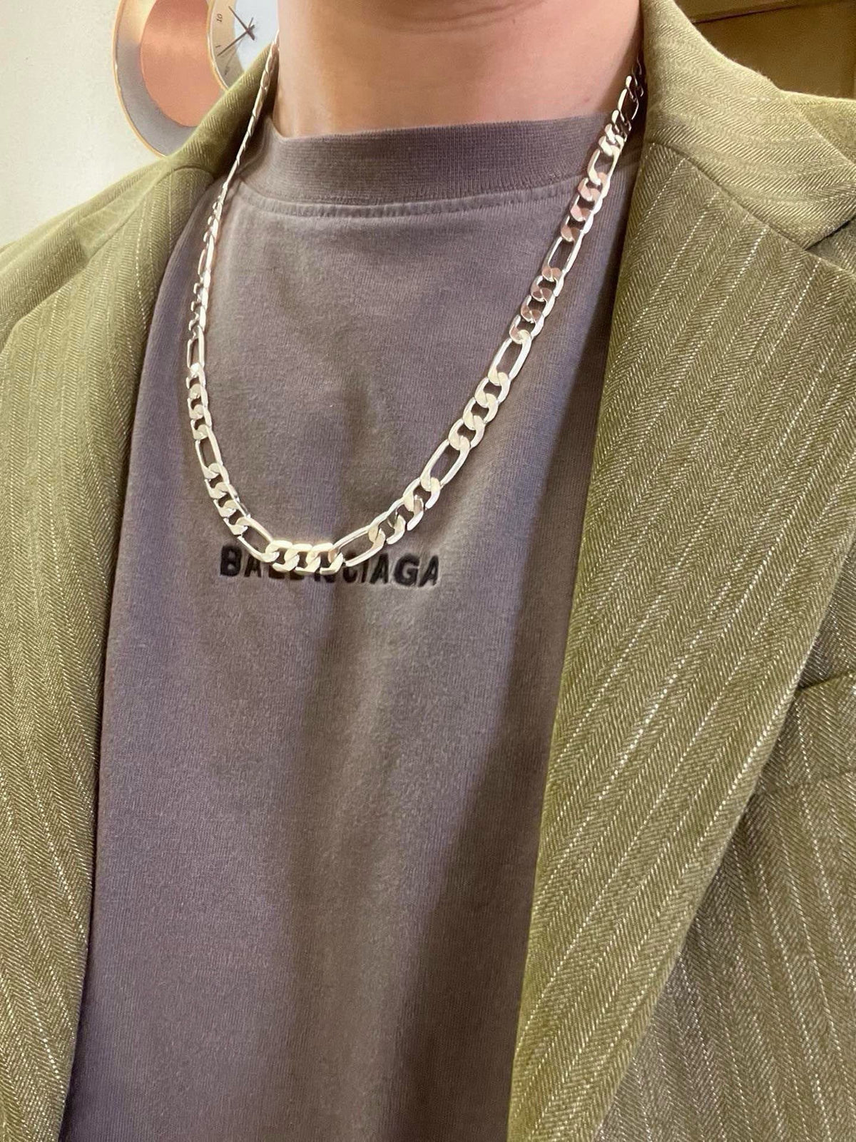 Gucci Anger Forest Interlocking G Antiqued Chain Necklace - album image 3