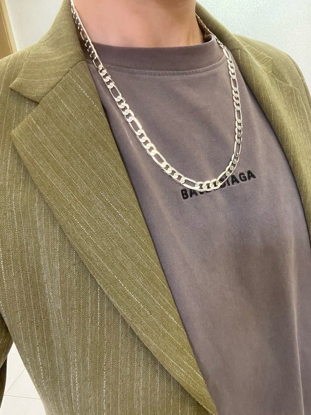 Gucci Anger Forest Interlocking G Antiqued Chain Necklace - album image 9