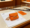Hermès Orange Handbag-Charm Keychain - album image 1