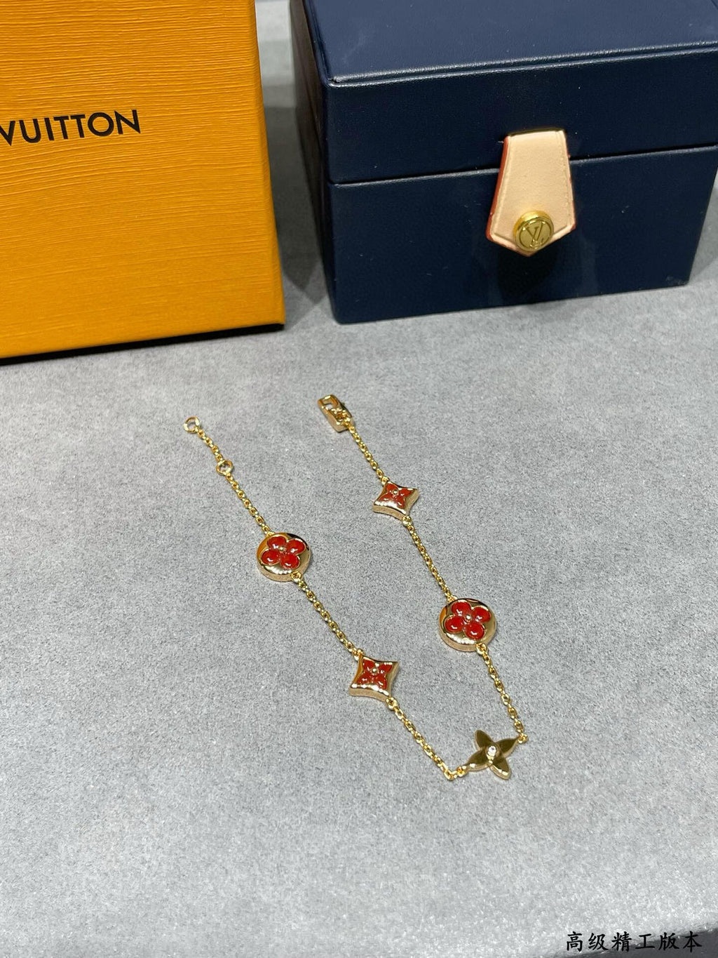 Louis Vuitton Color Blossom Red Five-Flower Bracelet - album image 1