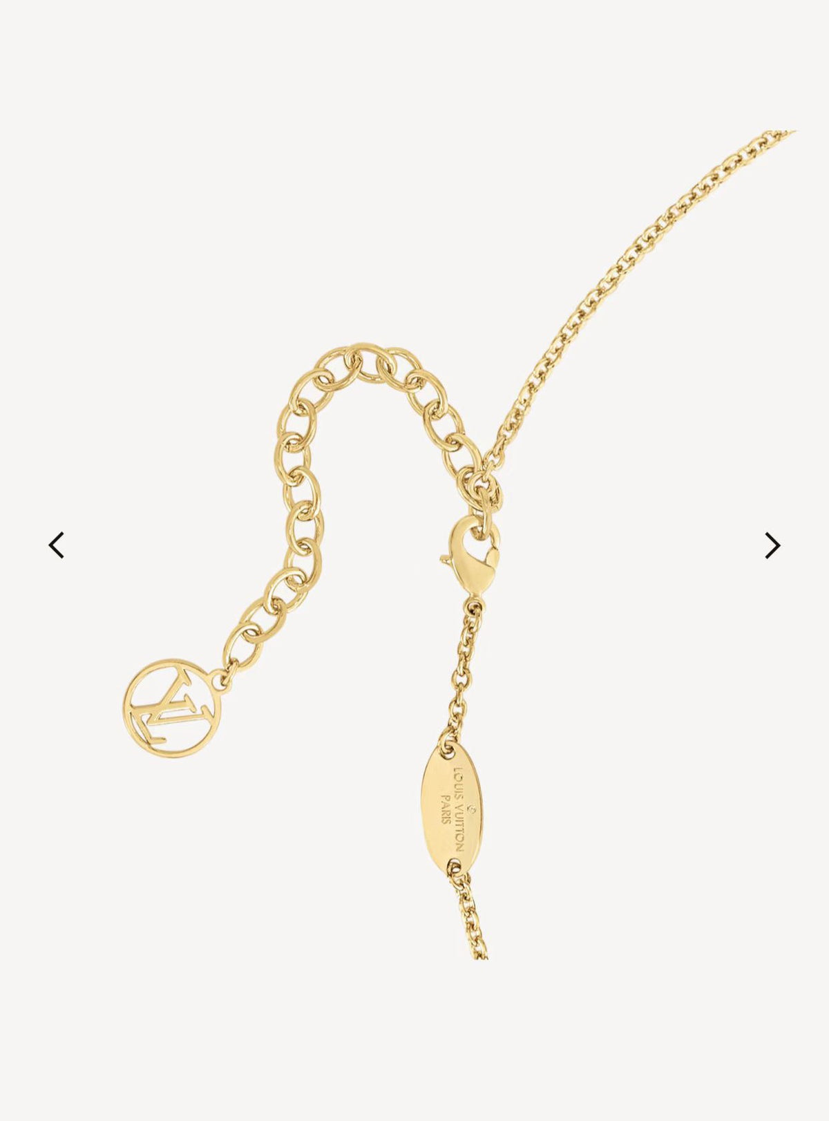 Louis Vuitton Gold-Tone Crystal Accent Necklace - album image 3