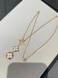 Louis Vuitton Color Blossom White Three-Flower Necklace - album image 1