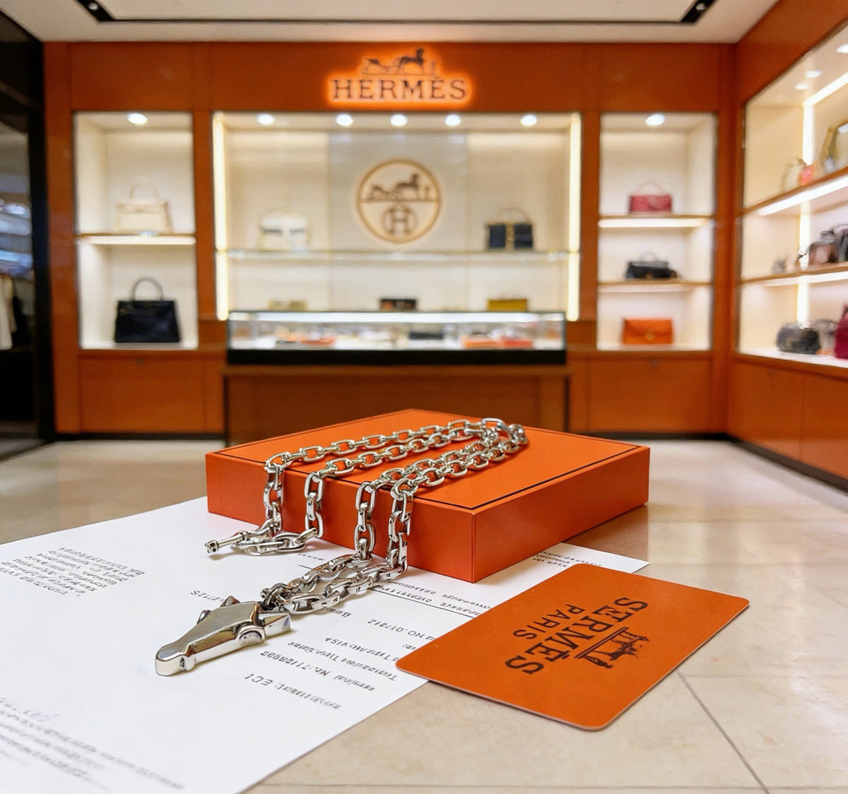 Hermès Gold-Tone Anchor Bangle - album image 7