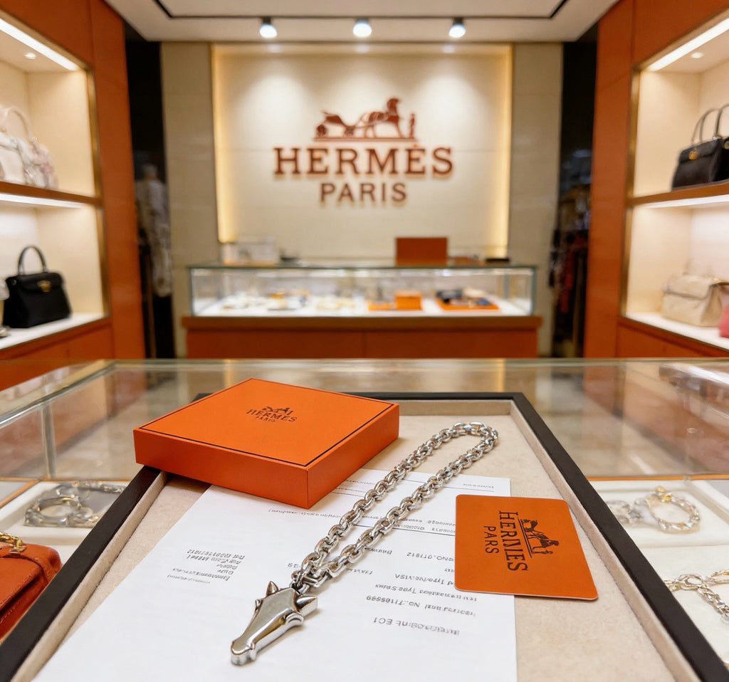 Hermès Gold-Tone Anchor Bangle - album image 1